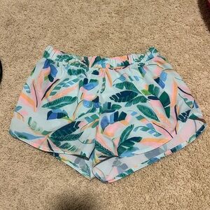 Old Navy Women's Small S Tropical Print Athletic Shorts